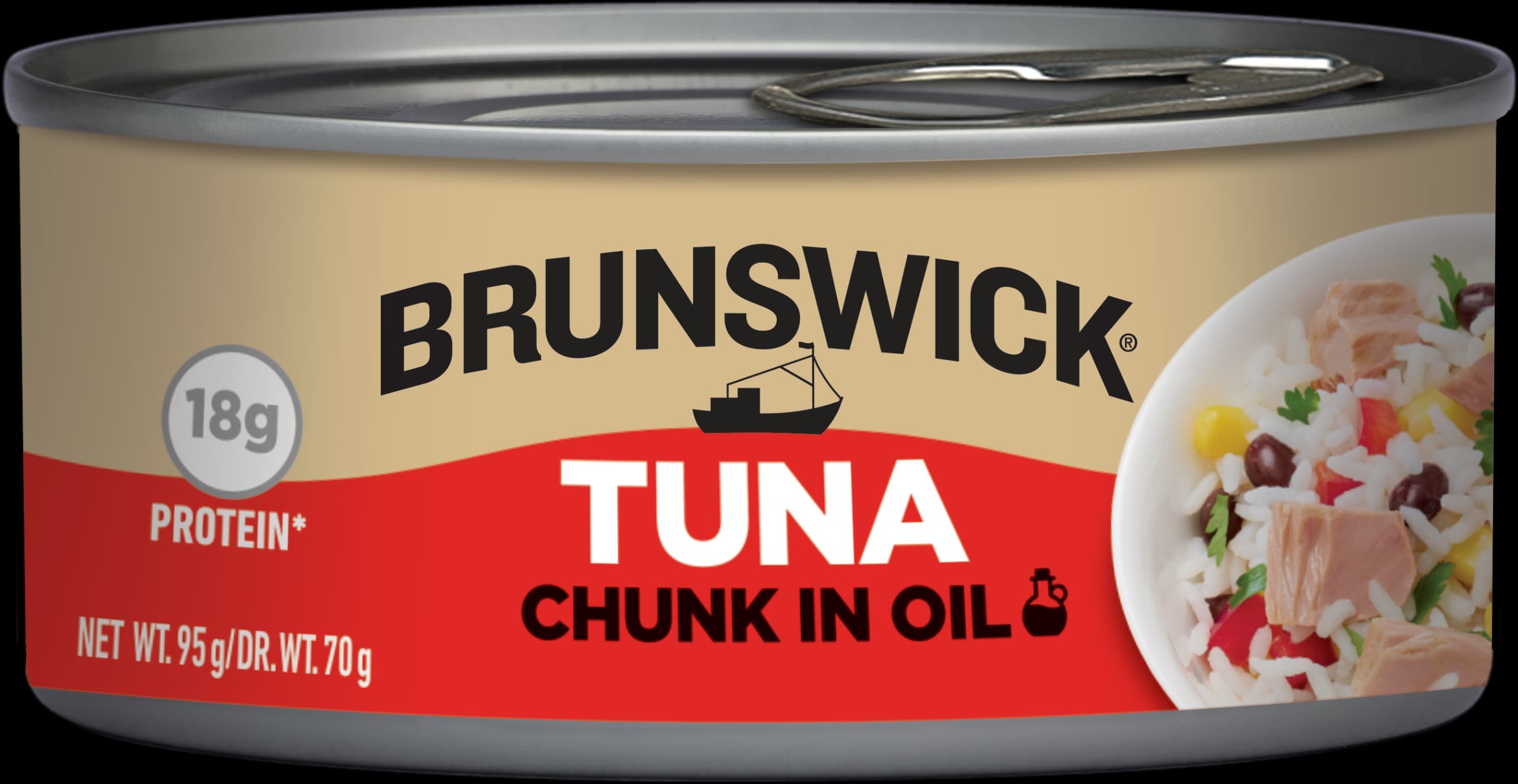 Brunswick® Chunk Tuna in Oil – 95g